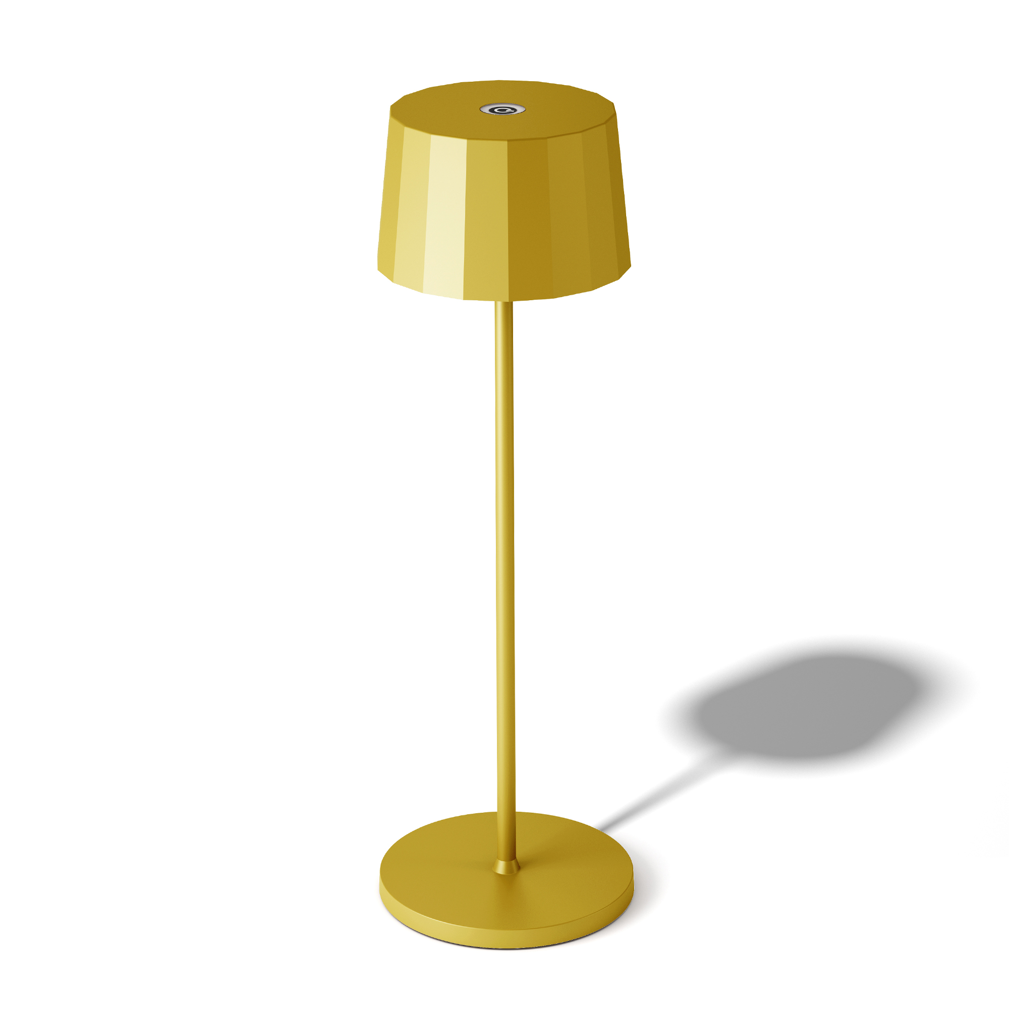 Oplaadbare LED Tafellamp Lido Okergeel Oplaadbare LED Tafellamp Lido Okergeel